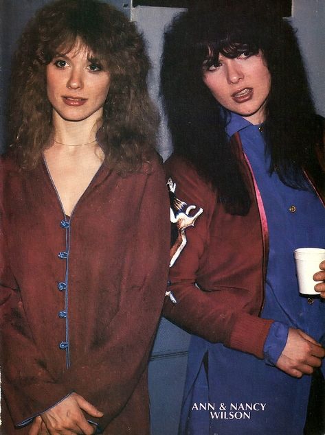 Wilson Sisters, Ann Wilson, Nancy Wilson, Heart Band, Old Rock, Magic Man, Rock Groups, Photo Magazine, Hard Rock