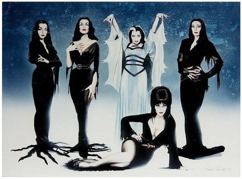 Goth Subculture, Retro Horror, Classic Monsters, Vintage Horror, Addams Family, Classic Horror, Halloween Wallpaper, Horror Art, Dark Art