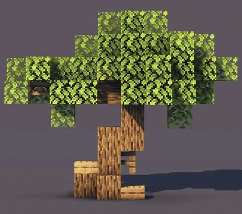 Trees In Minecraft, Villa Minecraft, Minecraft Tree, Tree Building, Case Minecraft, Minecraft Garden, Minecraft Wall, Minecraft Decoration, Rumah Minecraft Sederhana