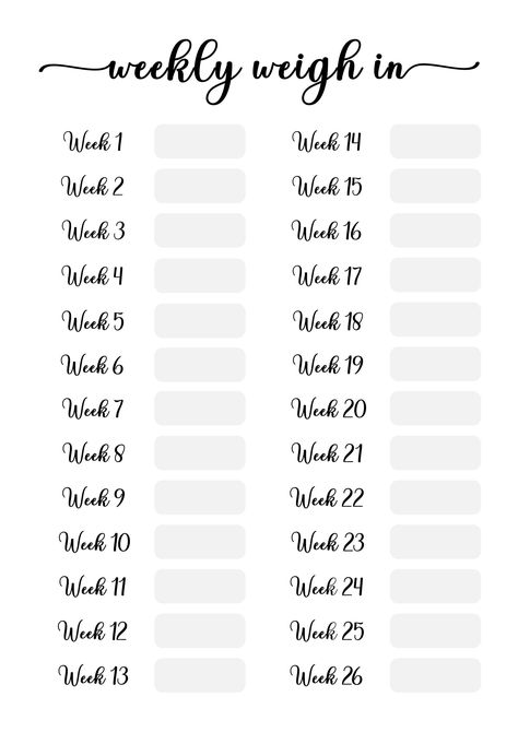 Ultimate Weight Loss Journal: Printable Digital Tracker to help you track your weight loss progress, including weight loss chart, measurements, weekly weigh in, food diary & meal planner. #weightloss #weightlossjournal #diet_planner Weekly Weigh In, Weekly Weight Tracker, Beginner Workout Schedule, Weight Log, Saving Money Chart, Daily Routine Planner, Diet Tracker, Goal Charts, Weight Charts