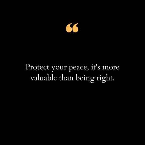 In our fast-paced world, where opinions often clash and disagreements arise, it's easy to get caught up in the need to be right. However, there's something far more precious than proving a point: protecting your inner peace. This quote reminds us that inner tranquility is invaluable, outweighing the fleeting satisfaction of winning an argument. By choosing peace over conflict, we nurture our mental and emotional well-being, fostering a more harmonious life. Letting go of the need to be right ... Choosing Peace, Joyful Heart, Peaceful Mind, Our Values, Choose Love, July 28, Fast Paced, Emotional Wellness, Emotional Intelligence