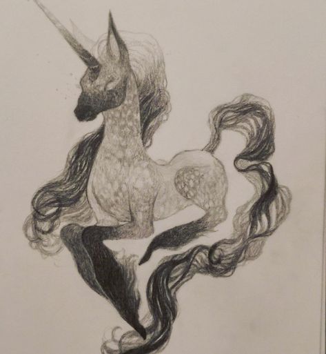 Unicorn Sketch, Magical Horses, First Drawing, Want To Draw, Lil Sis, Unicorn Art, Creature Drawings, Mythical Creatures Art, Horse Art