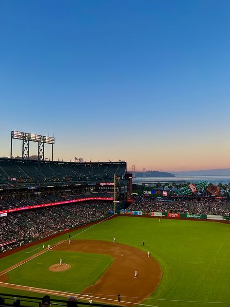 Oracle Park, San Francisco At Night, San Francisco Travel Guide, San Francisco Travel, Sf Giants, Late 90s, San Francisco Bay Area, Bay Area, Travel Guide