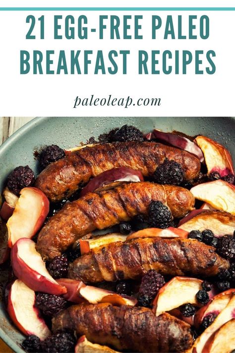 egg-free-paleo-breakfast-recipes-pin Paleo Breakfast Without Eggs, Paleo Breakfast No Eggs No Dairy, Breakfast No Dairy Or Eggs, Low Carb Paleo Breakfast, Grain Free Egg Free Breakfast, Paleo Breakfast Egg Free, Aip Paleo Breakfast Recipes, On The Go Paleo Breakfast, Whole30 Breakfast No Eggs