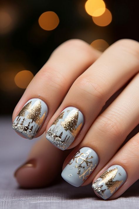 Fall Baddie Nails, Pretty Nails Ideas, Nails Designs Christmas, Aesthetic Christmas Nails, Cozy Nails, Nails Winter Christmas, Winter Christmas Nails, Nails December, Christmas Nails Designs