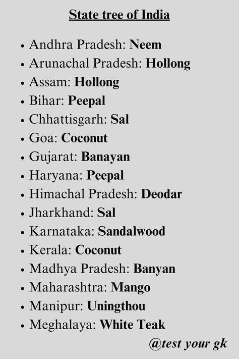 In this post we have given the State tree of India & Union Territory. Our post is full of amazing gk. If you like to read and improve your gk, then you must FOLLOW our page @test your gk
.
LIKE
.
SHARE
.
COMMENT
.
#gk
#upscgkquiz
#generalknowledge
#worldgk	
#facts
#indiagk Union Territory Of India, Upsc Study, Inspirational Bulletin Boards, General Knowledge For Kids, Upsc Notes, Ias Study Material, Indian States, Indian History Facts, Upsc Ias