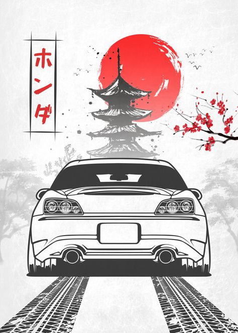 Nissan R34 Drawing, Jdm Tattoo Ideas, Jdm Art, Gangster Drawings, Anime Graphics, Jdm Legends, Cactus Man, Car Nissan, Longboard Design