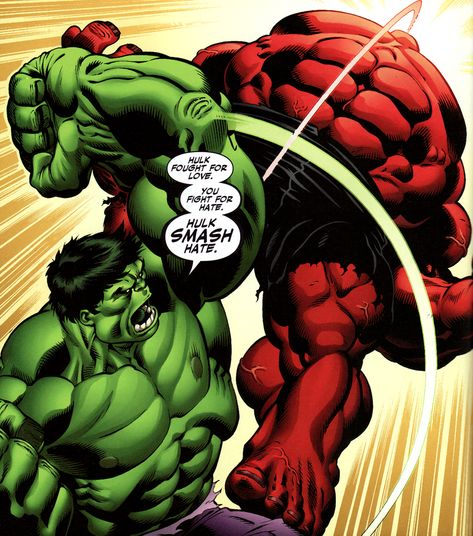 Hulk Vs Red Hulk, Hulk Punch, First Hulk, Red She Hulk, Avengers Earth's Mightiest Heroes, Terror Art, Hulk Art, Hulk Comic, Red Hulk