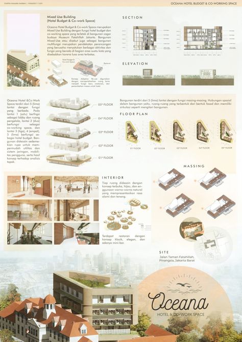 Architectural Poster Layout, Vintage Architecture Poster, Case Study Sheets Architecture Photoshop, Poster Layout Architecture, Design Sheets Architecture, Architecture Sheet Layout, Architecture Concept Sheet Ideas, Interior Design Poster Ideas, Architect Poster Design