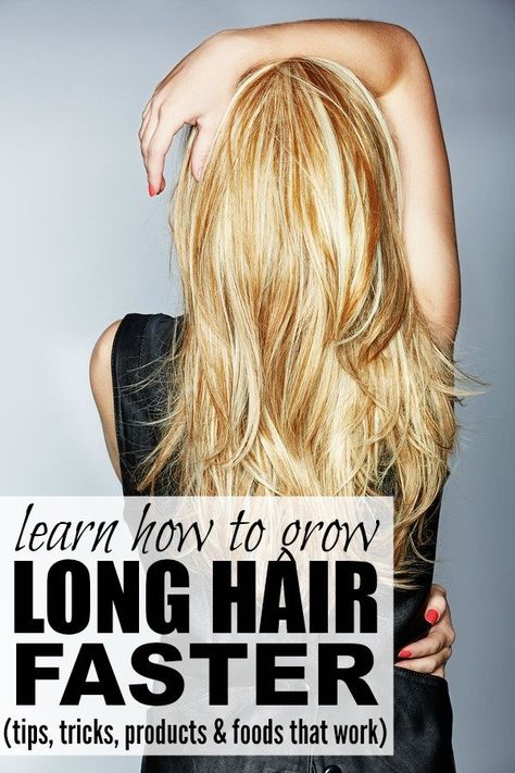 Whether you have short hair or medium length hair, hair with layers or hair with bangs, or just want to grow your long hair that much longer, you will LOVE LOVE LOVE this collection of tutorials that will teach you how to grow long hair FAST! Thicker Hair Naturally, Growing Long Hair Faster, Longer Hair Faster, Thick Hair Remedies, How To Grow Your Hair Faster, Hair Shedding, Grow Long Hair, Grow Hair Faster, Long Hai