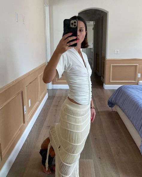 Karla Deras Chambers (@karla_deras) • Instagram photos and videos Karla Deras, The Line By K, Line By K, Us Forever, Summer Uniform, In My Bag, Slip Skirts, Bedtime Routine, My Bag