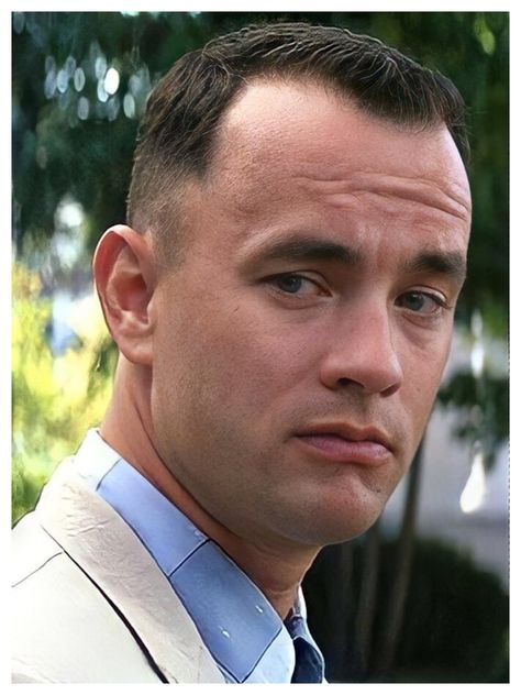 1994 - Tom Hanks (Forrest Gump) Tom Hanks Forrest Gump, Forrest Gump Movie, Lieutenant Dan, Forrest Gump 1994, Forest Gump, American Comedy, Forrest Gump, Tom Hanks, Popular Hairstyles