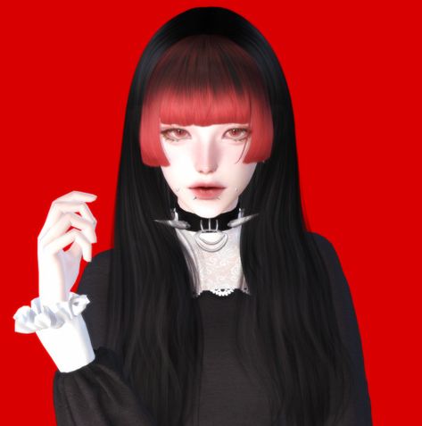 Sims 4 Cc Hime Cut, Sims 4 Bangs, Sims 4 Cc Goth, Mods Ts4, Sim4 Cc, Japanese Haircut, Sims Download, Garbage Dump, Sims 4 Black Hair