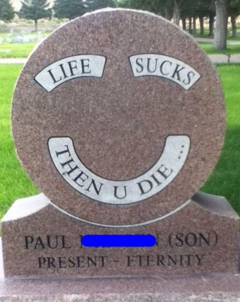 The Last Laugh, Grave Marker, Tombstone, Dad Jokes, Graveyard, Salt Lake City, Cemetery, Funny Pictures, Humor