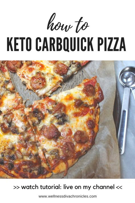 Carbquik Pizza Crust, Carbquick Pizza Dough, Carbquick Pizza Crust, Carbquick Recipes Keto, Carbquik Recipes Keto, Keto Pizza Casserole, Carbquik Recipes, Carb Quick, Mix Pizza