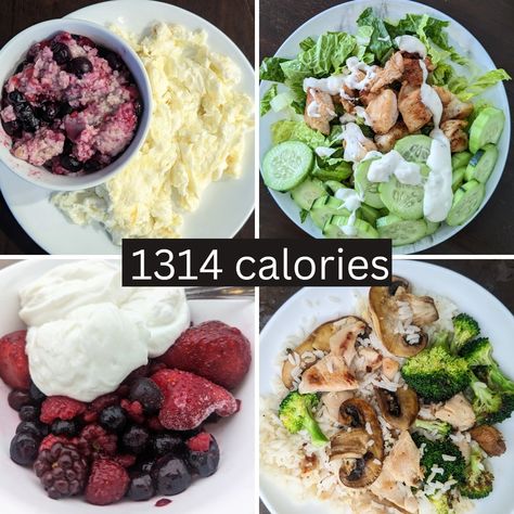 Bikini Prep Full Day of Eating, 1300 Calorie Meals Eating Calorie Deficit, 1300 Calorie Meal Plan, 1600 Calorie Meal Plan, 1400 Calorie Meal Plan, 1500 Calorie Meal Plan, Bright Line Eating Recipes, Clean Simple Eats, Full Day Of Eating, Day Of Eating