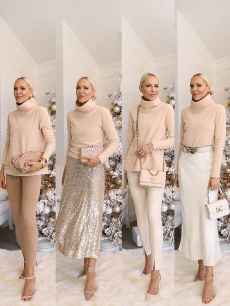 Dudley Stephens Outfits, Turtleneck Outfit Layering, Glam Inspiration, Cozy Glam, Dudley Stephens, California Christmas, Cold Girl, Lots Of Layers, Turtleneck Outfit