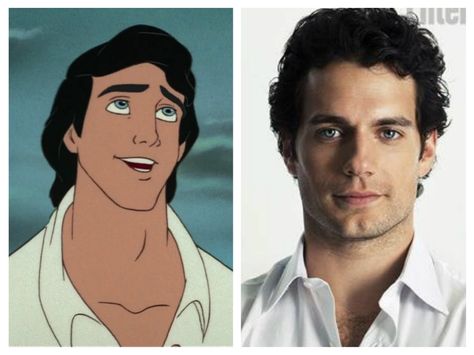 Prince Eric- Henry Cavill Prince Eric Real Life, Prince Eric Live Action, Official Disney Princesses, Disney Princesses And Princes, Disney Cast, Disney Live, Prince Eric, Disney Live Action, Drawings Simple