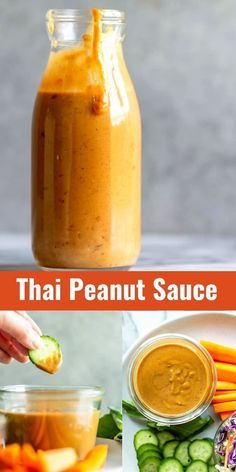 Thai Peanut Sauce Recipe, Peanut Sauce Recipe, Thai Peanut Sauce, Thai Peanut, Peanut Noodles, Best Thai, Chicken Satay, Savory Sauce, Krispy Kreme