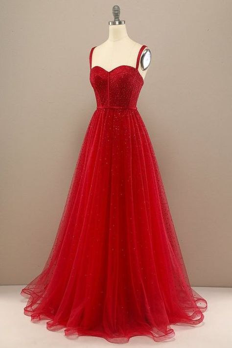 Vestido de gala Yule Ball Dress Red, Prom Dresses Glitter, Debs Dresses, Dresses Glitter, Princess Life, Red Ball Gown, Yule Ball, Corset Dress Prom, Sweetheart Prom Dress