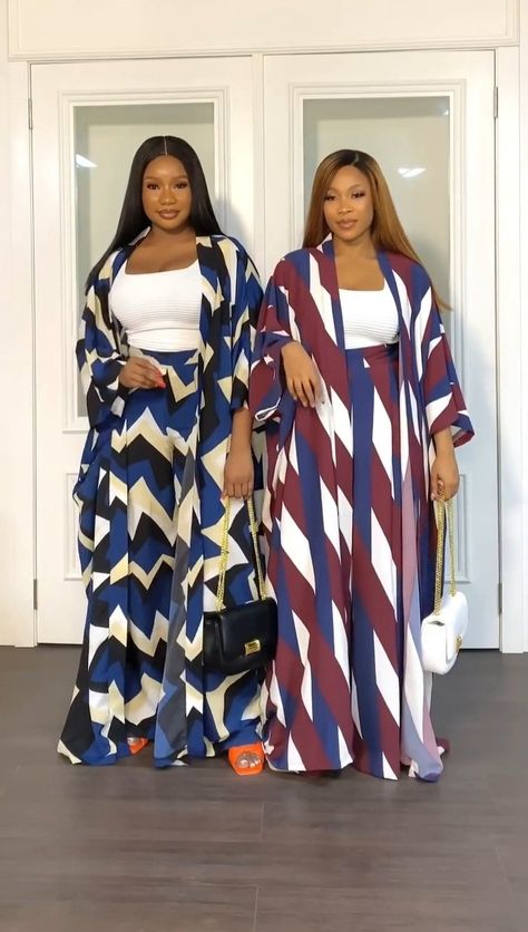 Chiffon Kimono And Palazzo Outfit, Trendy Kimono Styles, Pallazo Outfit Palazzo Casual, Pallazo And Top Nigeria, Kimono And Palazzo Outfit, Palazzo And Shirt, Pallazo And Top, Palazzo Outfit, Kimono Styles