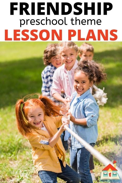 Preschool Friendship Activities Lesson Plans, Friendship Preschool Lesson Plans, My Friend Activities For Preschool, Gross Motor Friendship Activities, Making Friends Activities For Preschool, Friendship Gross Motor Preschool, Friendship Day Preschool Ideas, Friendship Activities Preschool Circle Time, Friends Lesson Plans Preschool