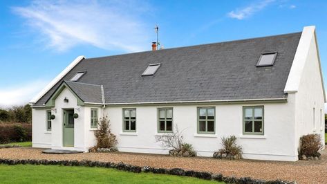 Farmhouse Ireland, Irish Farmhouse Renovation, Irish House Plans, Irish Farmhouse, Velux Windows, Irish Houses, Coastal Village, Countryside Cottage, Farmhouse Renovation