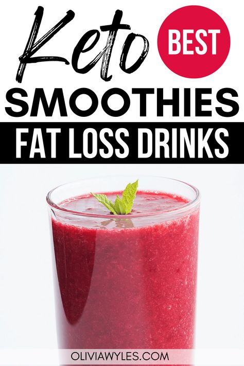 Learn how to make easy keto smoothies with just a few common ingredients. These low carb keto smoothies are refreshing and easy to make for breakfast. Low Carb Smoothie Recipes, Keto Breakfast Smoothie, Keto Smoothie, Keto Smoothie Recipes, Low Carb Low Fat Recipes, Carb Foods, Keto Drink, Egg Muffins, Tater Tots