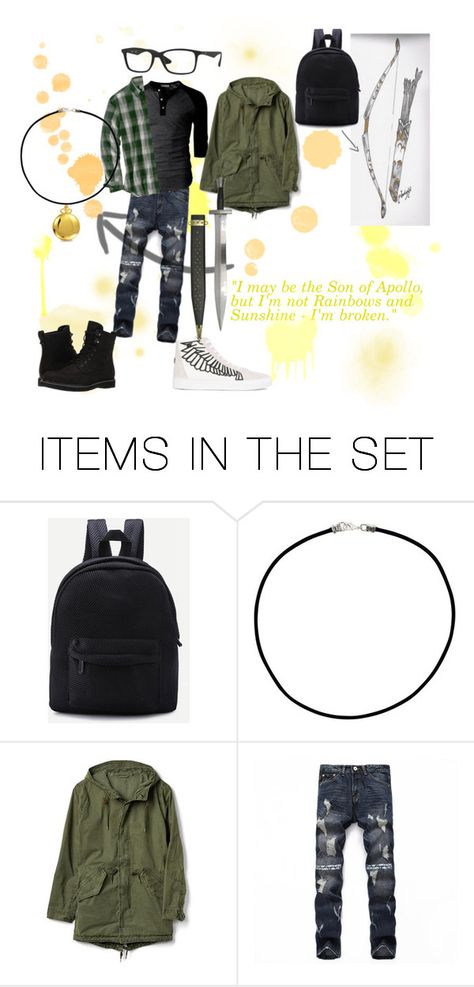 "SJ Decker - Son of Apollo - Before CHB" by samuel-james-edward ❤ liked on Polyvore featuring art Son Of Apollo Outfit, Apollo Aesthetic Outfit, Apollo Outfits, Apollo Jewelry, Pjo Headcanons Apollo Cabin, Percy Jackson Outfits, Lance Mcclain, Riverdale, Percy Jackson