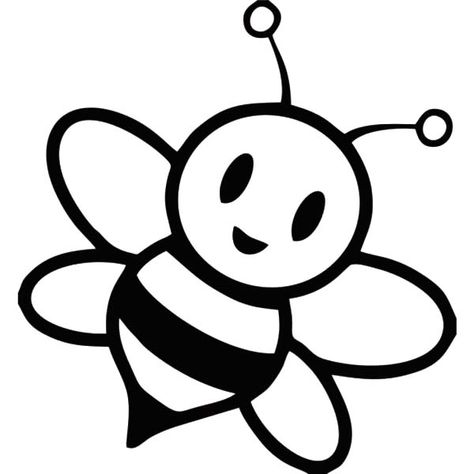 coloring pages draw a bee honey bee coloring page. bee a flower ... - ClipArt Best - ClipArt Best Bee Coloring, Bee Template, Baby Flash Cards, Bee Stencil, Bee Printables, Bee Coloring Pages, Bee Images, Bee Drawing, Bee Pictures