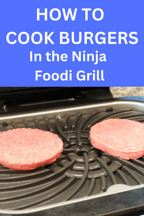 Check out how to cook burgers in the ninja foodi grill now! #burger #burgerrecipes #airfryerburgers #airfryer Ninja Foodi Grill Burgers, Ninja Indoor Grill Recipes, Ninja Foodi Smart Xl Grill Recipes, Grilling Frozen Burgers, Ninja Foodi Grill Recipes, Grill Hamburgers, Grilled Hamburger Recipes, Healthy Bbq Recipes, Ninja Foodi Grill