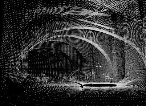 Vogler and McClain - La Subterranea Scan Photogrammetry Art, Lidar Scan, Coffee Shop Japan, Underground Map, Interactive Art Installation, Point Cloud, Hidden Spaces, Secret Space, Glasgow School Of Art