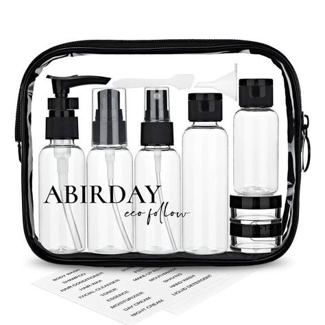 Tsa Approved Toiletries, Customised Water Bottles, Cream Pumps, Travel Containers, Travel Bottle Set, Stylish Luggage, Travel Size Toiletries, Travel Container, Tsa Approved