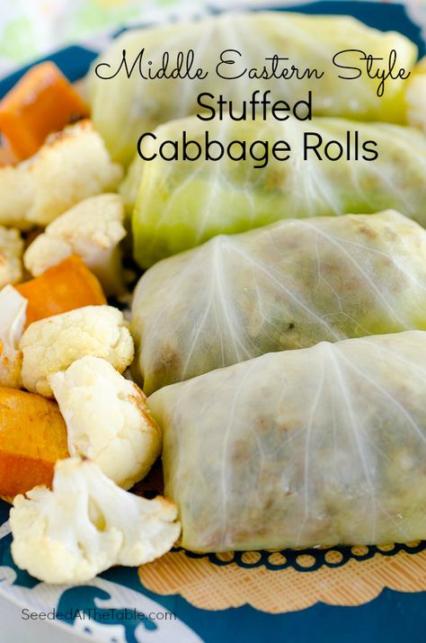 Middle Eastern Style Stuffed Cabbage Rolls Cabbage Rolls Polish, Middle Eastern Recipes Arabic Food, Easy Cabbage Rolls, Unstuffed Cabbage Rolls, Middle Eastern Style, Stuffed Cabbage Rolls, Middle East Recipes, Cabbage Rolls Recipe, Stuffed Cabbage