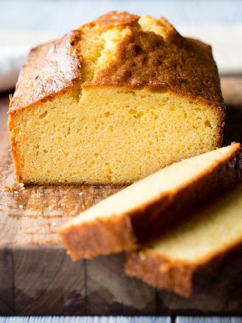 Easy Pound Cake Loaf Pound Cake Recipes, Homemade Pound Cake Recipe, Loaf Pound Cake, Easy Loaf Cake, Pound Cake From Scratch, Homemade Pound Cake, Easy Pound Cake, English Scones, Butter Pound Cake