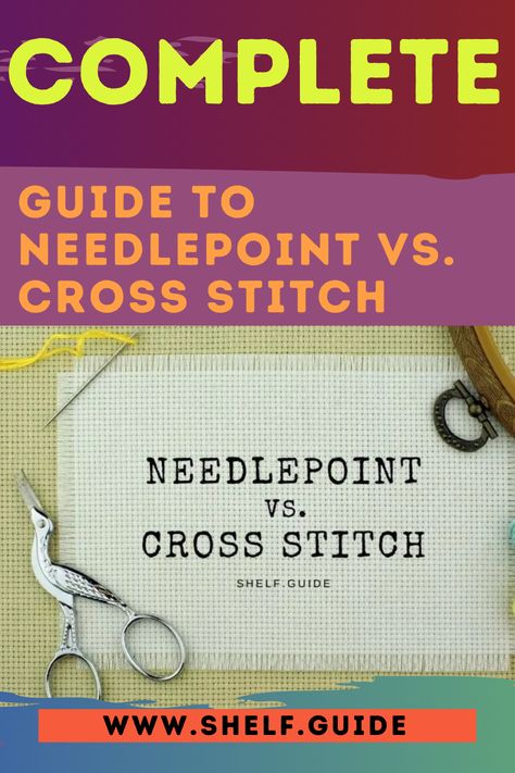 Needlepoint Vs Cross Stitch, Cross Stitch On Crochet, Beginners Cross Stitch, Cross Stitch For Beginners, Beginner Cross Stitch, Cross Stitch Easy, Unique Cross Stitch, Cross Stitch Free, Cross Stitch Tutorial