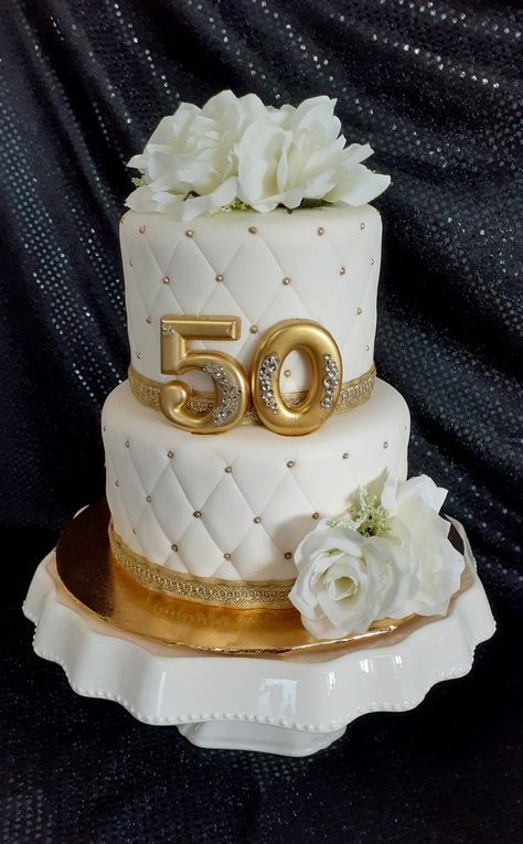 50th Anniversary Cakes Simple, Golden Jubilee Cake, 50 Anniversary Cake, Gold Anniversary Cake, 50th Birthday Cake For Women, Golden Anniversary Cake, Golden Wedding Cake, Jubilee Cake, 50th Wedding Anniversary Decorations