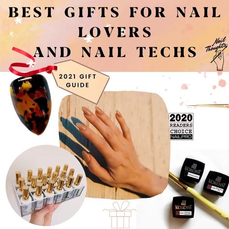 If you have a nail obsessed person in your life or even a fully licensed nail tech, it might be pretty hard to buy for them because you either don't know anything about nails OR it seems like they have everything! So as a nail tech, I wanted to write this to hopefully help guide you to start brainstorming some good out of the box gifts for the nail lover in your life! Nail Art Gifts, Nail Tech Gifts Ideas, Nail Tech Christmas Gifts, Gifts For Nail Clients, Gift For Nail Technician, Gifts For Nail Techs, Nail Tech Gifts, Tech Gift Basket, Nail Gifts