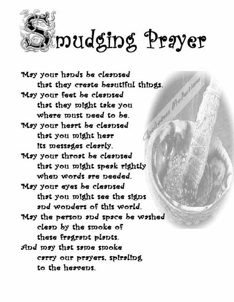 Smudging Prayer.  (words of another source )  MY Opalraines Production Cleansing Your Home, Sage Cleansing, Smudging Ceremony, Negative Energy Cleanse, Smudging Prayer, Cedar Smudge, Sage Smudging, Spiritual Reading, House Blessing