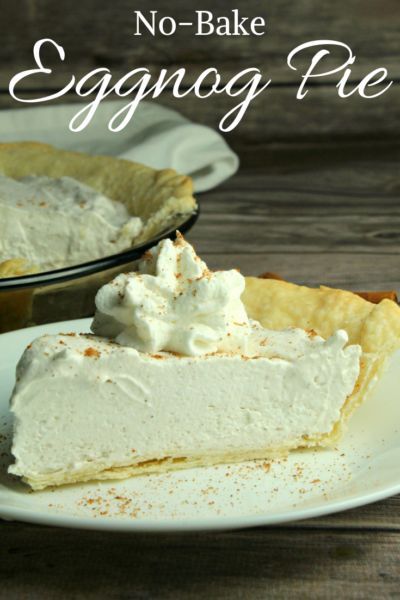 Make this No-Bake Eggnog Pie recipe is a foolproof Christmas dessert recipe. Our family loves the rich and creamy texture with a flaky crust. #ChristmasDessert #Christmas #Eggnog #EggnogRecipe #Dessert #DessertRecipe #Pie #Thanksgiving #HolidayDessert #NoBakePie #EasyDessert #ChristmasDessert No Bake Eggnog Pie, Eggnog Pie Recipe, Christmas Dessert Menu, Thanksgiving Desserts Apple, Thanksgiving Desserts Pie, Holiday Desserts Thanksgiving, Eggnog Pie, Thanksgiving Desserts Kids, Holiday Eggnog