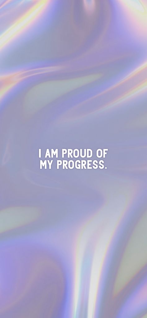 I am proud of my progress. From the I am app: https://iamaffirmations.app/download I Am My Own Competition, I Am Ready To Receive, I Am Proud Of Me, Proud Of Myself Quotes, Quotes Wallpapers, I Am Blessed, I Am Ready, Entrepreneur Mindset, Proud Of Me