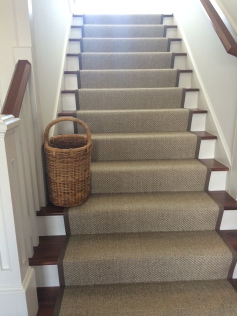 Brown Stair Runner, Brown Stairs, Staircase Runner, Stair Runner, Stairs