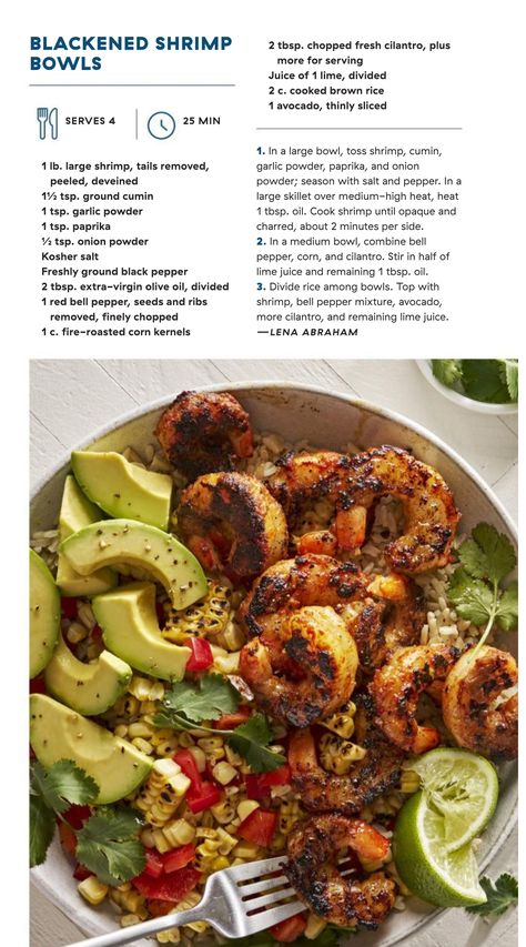 Blackened shrimp bowl Tex Mex Shrimp Bowl Applebees, Blacken Shrimp Recipes, Chipotle Lime Shrimp Bowls, Shrimp Couscous Bowl, Blackened Shrimp Rice Bowl, Blackened Shrimp Bowls Delish, Shrimp Salad Bowl, Blackened Shrimp Recipe, Blackened Shrimp Bowls