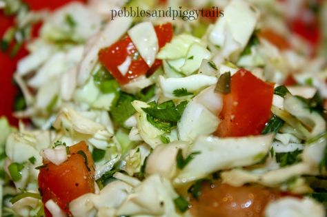 How to make Fresh Cabbage Pico De Gallo.  So simple with amazing results!! Cabbage Salsa, Mango Pico, Cabbage Recipes, Mexican Restaurant, Mexican Dishes, Coleslaw, Appetizer Snacks, Mexican Food Recipes, Love Food