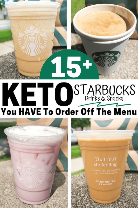 Best Keto Starbucks Drinks, Keto Starbucks Drinks, Low Carb Starbucks Drinks, Low Carb Starbucks, Keto Starbucks, Starbucks Tea, 500 Calorie, Low Carb Drinks, Starbucks Frappuccino