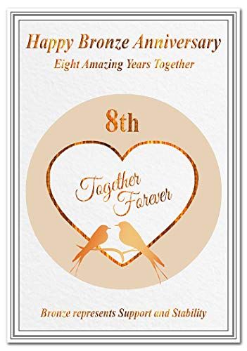 Bronze Wedding Anniversary Card - 8 Years - Special Happy... https://www.amazon.co.uk/dp/B07X9VK543/ref=cm_sw_r_pi_dp_U_x_uCmSDbGE9CY6S Happy 8 Year Anniversary, 8 Year Anniversary Quotes, Anniversary Wishes For Him, Anniversary Quotes For Couple, Anniversary Quotes For Husband, Anniversary Wishes For Couple, Bronze Wedding Anniversary, Anniversary Wishes For Husband, Happy Wedding Anniversary Wishes