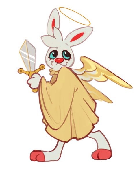 Angel Gabby from the Angel hare series Angel Bunny, Two Wolves, Scary Art, Drawing Clothes, Pretty Art, On Tumblr, Cute Drawings, Cute Art, Cool Art