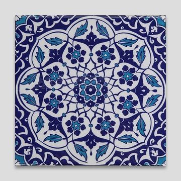 GC92 Handmade Turkish Ceramic Tile Iznik Tile, Turkish Tile, Turkish Tiles, Turkish Pattern, Turkish Ceramics, Islamic Art Pattern, Hand Painted Tiles, Tiles Design, Turkish Art