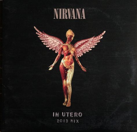 In Utero Album Cover, Dead Ringers, In Utero, Black Metal Art, Heavy Metal Art, Kurt Cobain Nirvana, Nirvana Kurt Cobain, Nirvana Kurt, Posters For Room