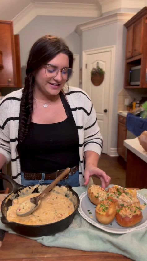 158K views · 4.5K reactions | a classic i’ll never get tired of🦞cheesy crawfish stuffed pistolettes ❤️recipe measurements are in the video but if you wanna see it written out- it’s over on Pepper the App (username brittany.khamille)♡ | Brittany Khamille | Brittany Khamille · Original audio Stuffed Pistolettes, Pistolettes Recipe, Cajun Recipes, See It, Instagram A, Seafood, Audio, Stuffed Peppers, The Originals